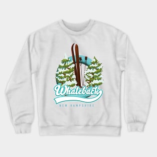 Whaleback New Hampshire retro ski logo Crewneck Sweatshirt